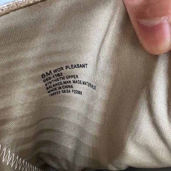 Worthington Womens Pleasant Stiletto Heel Dress Boots Gold Size 6 - Picture 6 of 16